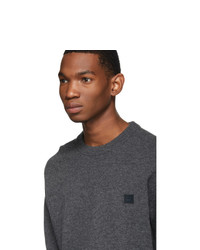 Acne Studios Grey Nalon Face Sweater