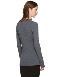 Stella McCartney Grey Wool Crewneck Sweater