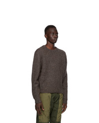John Elliott Grey Wool Foggy Sweater