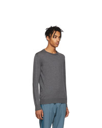 Brioni Grey Wool Sweater