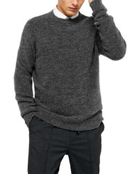 Topman Harlow Classic Fit Solid Crewneck Sweater