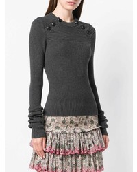 Isabel Marant Etoile Isabel Marant Toile Koyle Ribbed Knit Sweater
