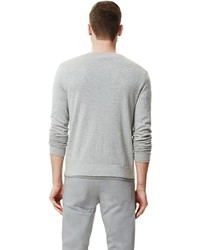 Theory Leiman C Pullover In Cotton Cashmere