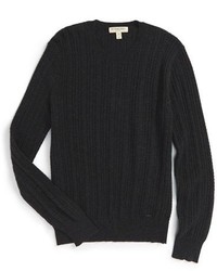 Burberry London Newham Cashmere Aran Knit Sweater