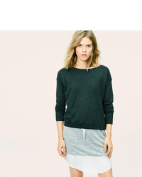 LOFT Lou Grey Charcoal Sweater