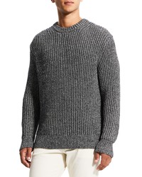 Theory Mars Marled Crewneck Sweater In Baltic Multi At Nordstrom