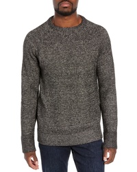 Schott NYC Multi Yarn Crewneck Raglan Sweater