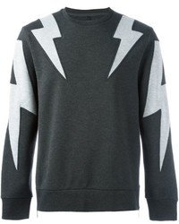 Neil Barrett Lightning Bolt Sweatshirt