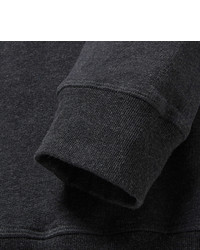 Maison Margiela Nubuck Elbow Patch Loopback Cotton Jersey Sweatshirt