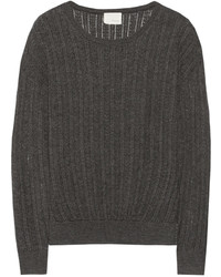 Band Of Outsiders Pointelle Knit Wool Sweater