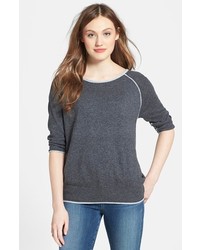 PRESS Pullover Sweater Heather Charcoal Pebble Grey Medium