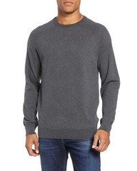 French Connection Regular Fit Stretch Cotton Crewneck Sweater