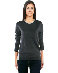 Rag and Bone Renelle Pullover Sweater In Charcoal