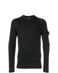 Stone Island Ribbed Fitted Sweater