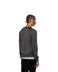 Saint Laurent Silver Lurex Sweater