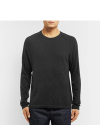 James Perse Slim Fit Cotton Cashmere And Wool Blend Sweater