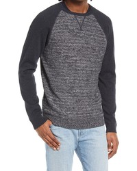 Treasure & Bond Stripe Colorblock Cotton Sweater