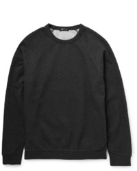 Alexander Wang T By Fleece Backed Cotton Jersey Sweatshirt