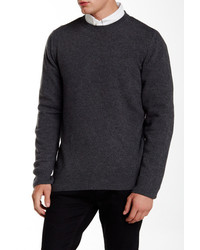 Barbour Weymouth Crew Mid Grey Wool Sweater