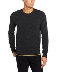 Williams Cashmere Crew Neck Sweater With Contrast Tipping