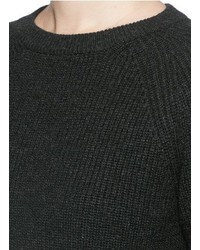 Helmut Lang Wool Cashmere Crew Neck Sweater