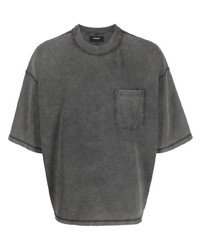 Represent Acid Wash Pocket T Shirt