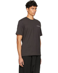 White Mountaineering Black Blurred Logo T Shirt
