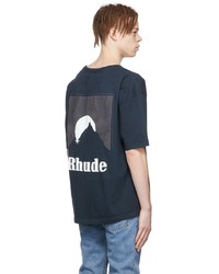 Rhude Black Cotton T Shirt
