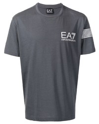 Ea7 Emporio Armani Chest Logo Crewneck T Shirt