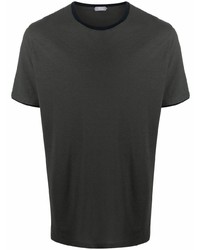 Zanone Contrast Trim Cotton T Shirt