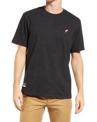 Superdry Cotton T Shirt In Darkest Charcoal Marl At Nordstrom