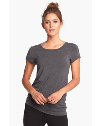 DKNY 7 Easy Pieces Lounge Tee Charcoal Heather Large