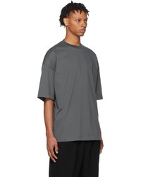 N. Hoolywood Gray Cotton T Shirt