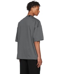 N. Hoolywood Gray Cotton T Shirt