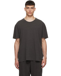 Les Tien Gray Cotton T Shirt