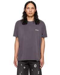 We11done Gray Oversized T Shirt