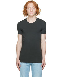 Zegna Gray Patch T Shirt