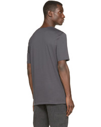 Helmut Lang Grey Drawstring T Shirt
