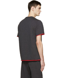 Christopher Kane Grey French Terry T Shirt