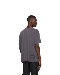 We11done Grey Modal Oversized T Shirt