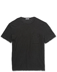 James Perse Linen And Cotton Blend Jersey T Shirt