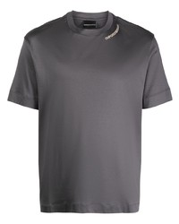 Emporio Armani Logo Detail Short Sleeve T Shirt