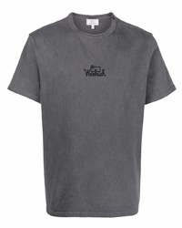 Woolrich Logo Embroidered Short Sleeve T Shirt
