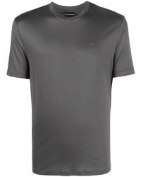 Emporio Armani Logo Print Crew Neck T Shirt