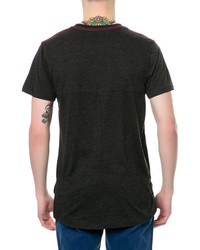 Monsieur The Long Tail Tee In Charcoal