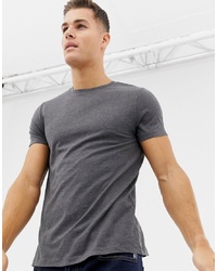 ASOS DESIGN Organic T Shirt With Crew Neck In Grey