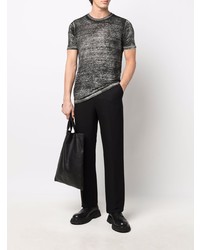 Avant Toi Round Neck Linen T Shirt