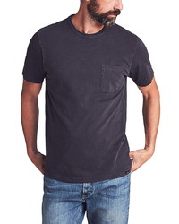 Faherty Sunwashed Organic Cotton Pocket T Shirt