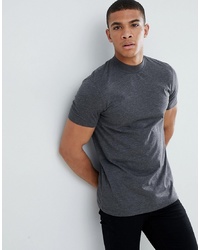 ASOS DESIGN Turtle Neck T Shirt In Grey