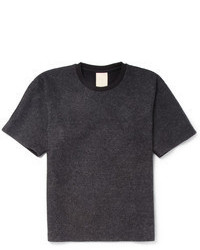 Wooyoungmi Panelled Wool Blend Felt T Shirt